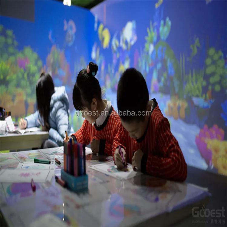 
hot sales!! interactive projection games amusement park AR products interactive drawing interactive floor 