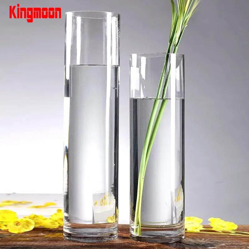 
High Quality Popular Design Cylinder Square Cube Glass Vase In Stock  (60750202833)