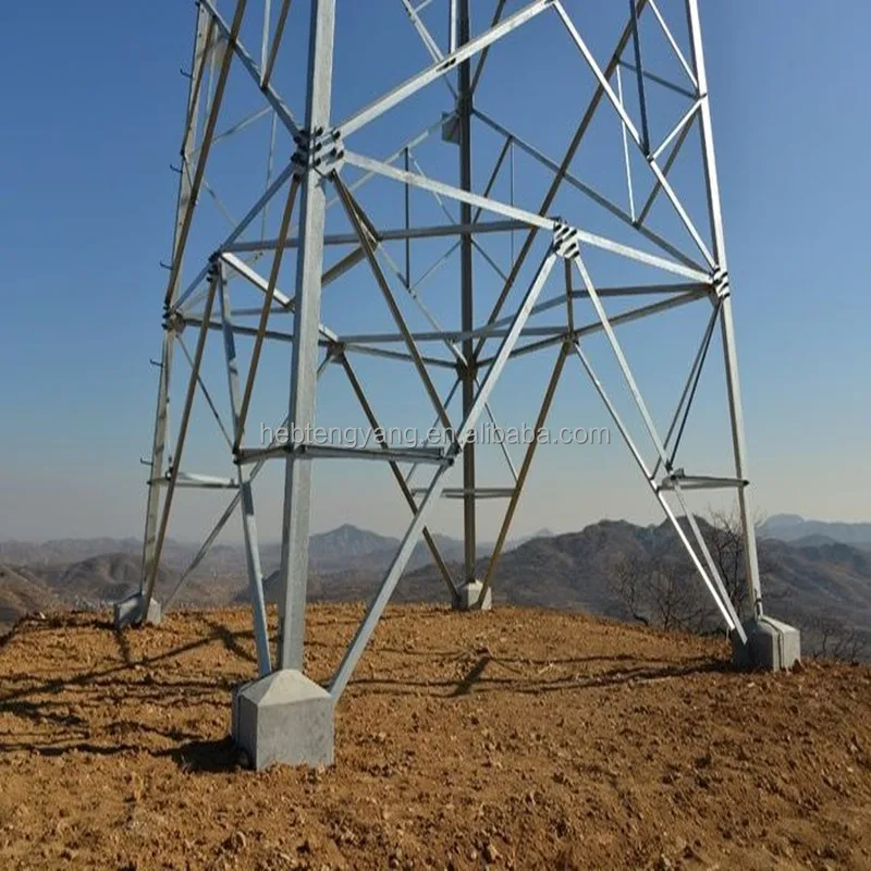 High Voltage Power Electric Transmission Towers for Power Distribution