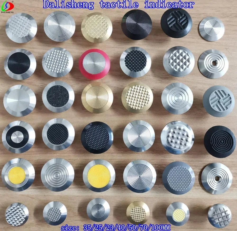 304/316 SS tactile indicator stud,  plastic tactile indicator stainless steel stud for blind paving,carborundum tactile stud
