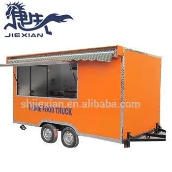 JX-FS400B Mobile food cart/food truck van/food trailer for sale