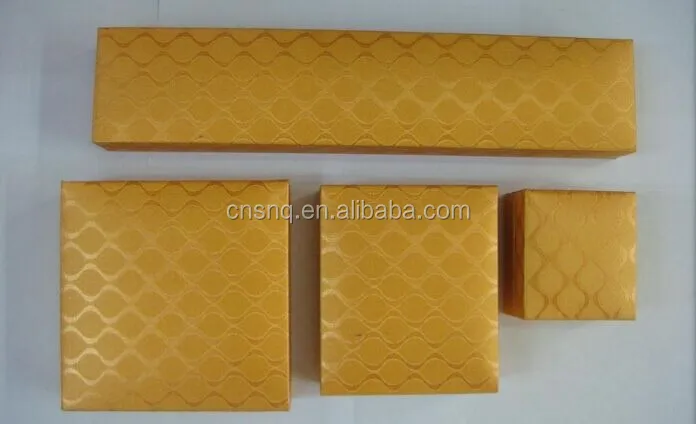 
S&Q Leatherette Paper Gift Box for Luxury Jewelry and Watch Packaging 