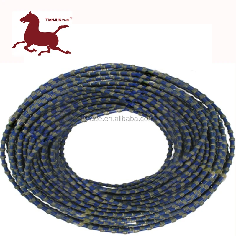 Different types of diamond wire saw for stone cutting