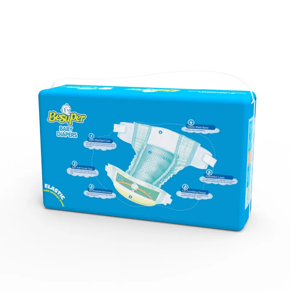 Hot Sale Low MOQ HS Code Baby Diapers Manufactured in China