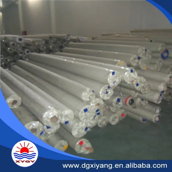 PVC-Coated Tarpaulin Stocklot Fabric Woven Polyester Mesh for Cover Tent Truck Awnings Toys Free Sample Available