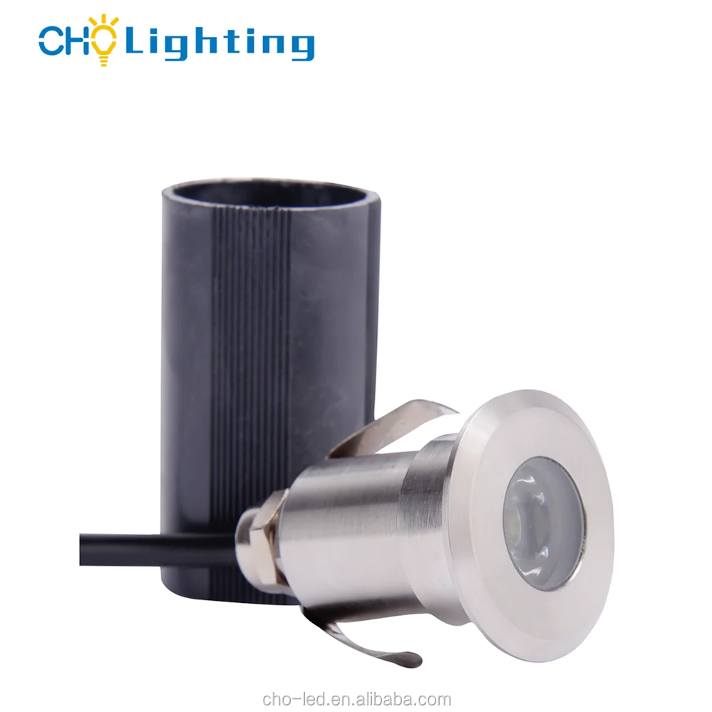 304 316 stainless steel ip68 underwater recessed stair 1w led inground light
