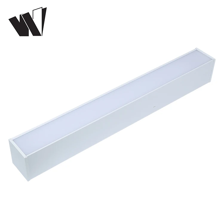 
Modern aluminum IP44 waterproof SMD 20w 40w 60w supermarket linear led ceiling light 