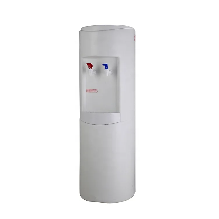 High quality blowed plastic housing HDPE material standing hot cold water dispenser