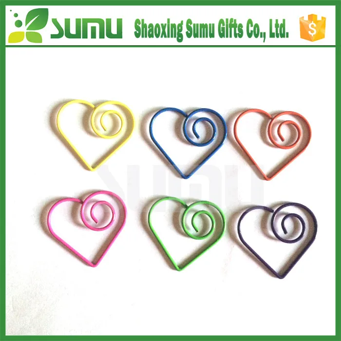 Custom Logo Shaped Stainless Steel Flat Metal Paper Clip