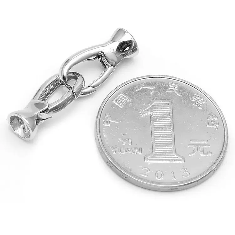 XD DA07 For strand pearl necklace and bracelets 925 sterling silver clasps and end clasps Boutique necklace clasp