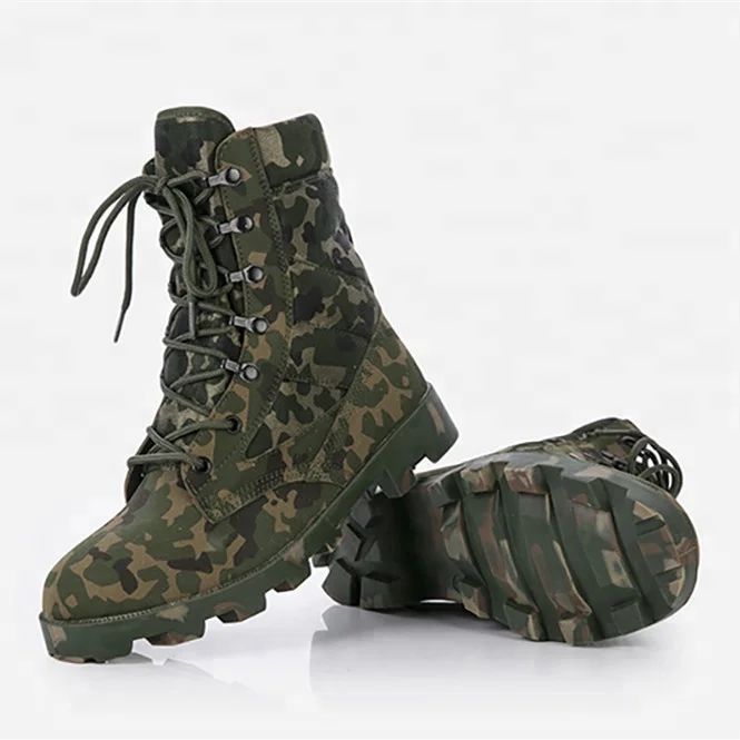 2018 New Style Army Suede Jungle Tactical Combat Camouflage Military Boot