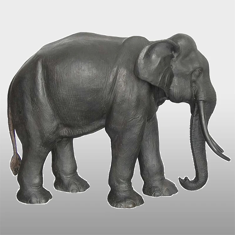 Outdoor life size garden brass cheap elephant statues