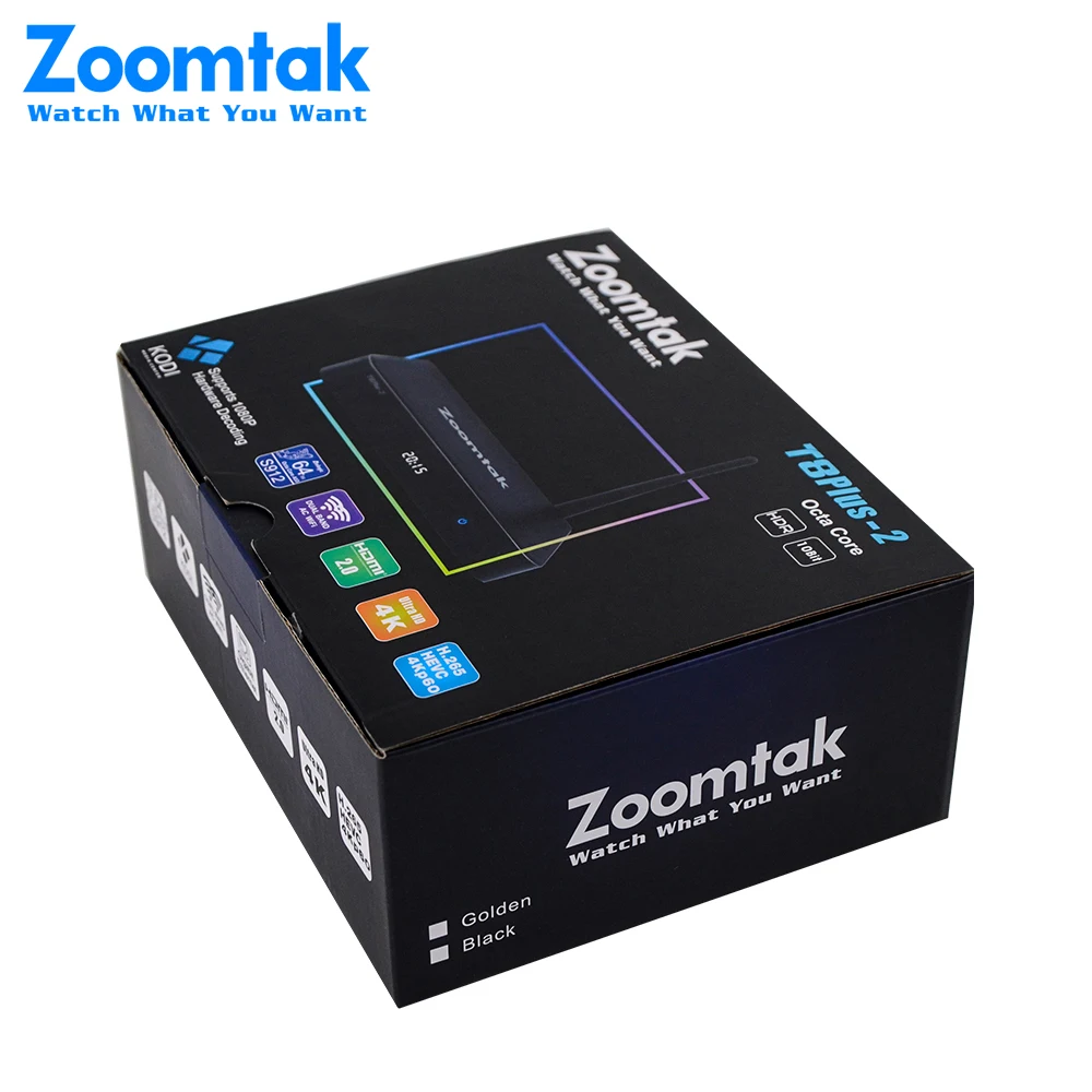 
Zoomtak Lowest price HD 4K amlogic s912 Smart tv box with 2gb ram 