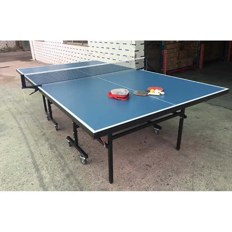 Manufacturer professional high quality folding table tennis table with removable casters