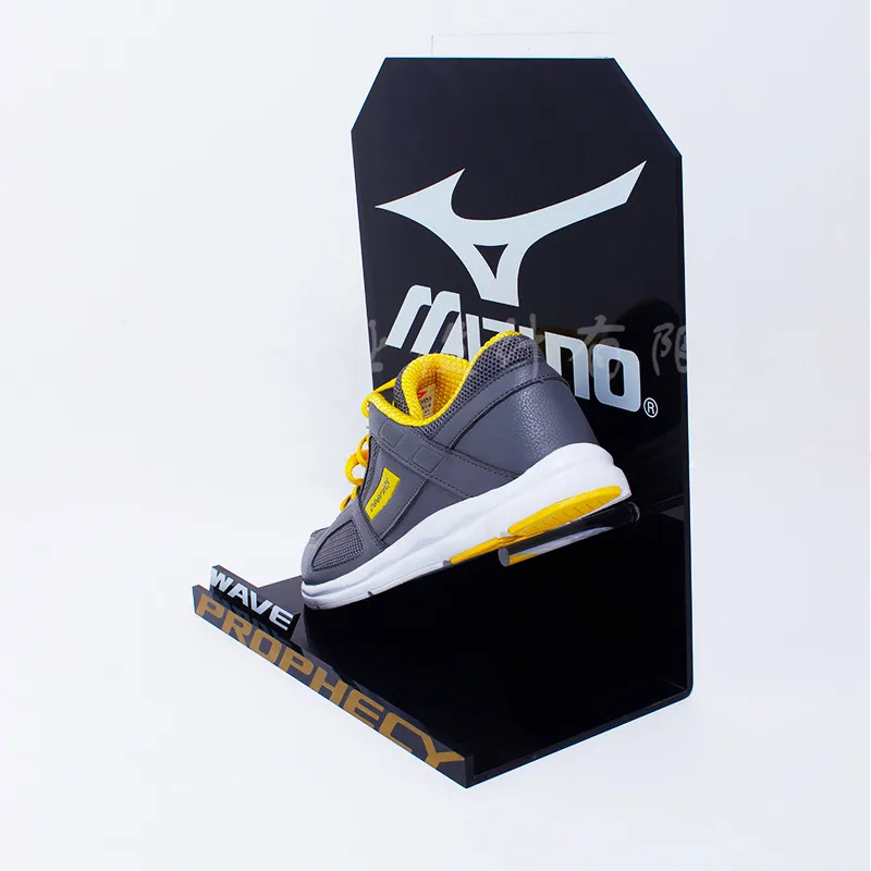 China Factory Wholesale Price Supply  OEM/ODM high-grade black acrylic shoes display stand for sneakers