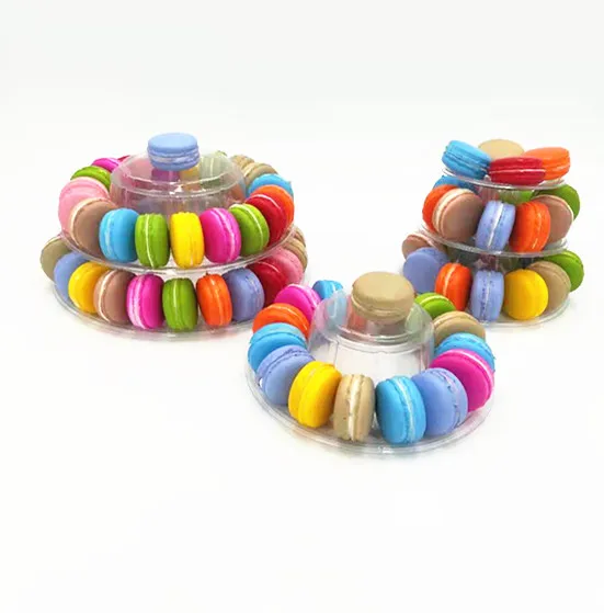 
1 2 3 4 5 6 tier macarons cakes plastic tower for party wedding 