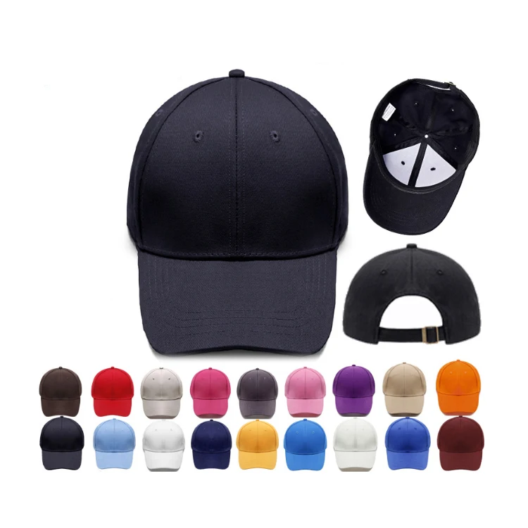 Promotion top quality embroidered 6 panel custom baseball cap