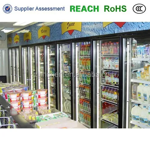 convenience store cooler convenience walk in glass door