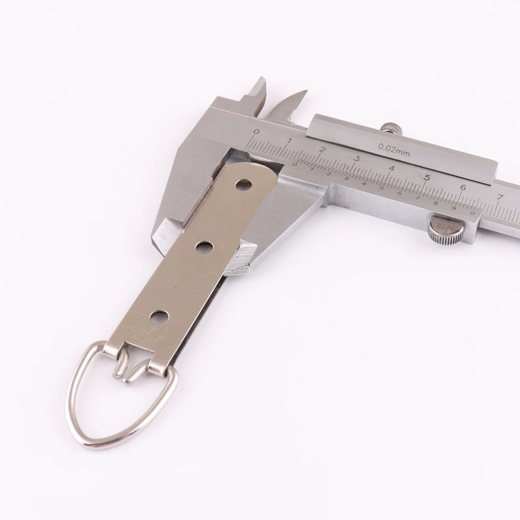 factory supply heavy duty three holes metal picture frame hanger d ring hook