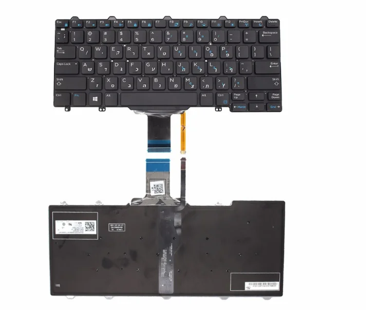 SP Keyboard For DELL Latitude E7250 7250 E7450 E7470 E5450 SP LA Keyboard US PL IT TR GR LA AR SP PO RU