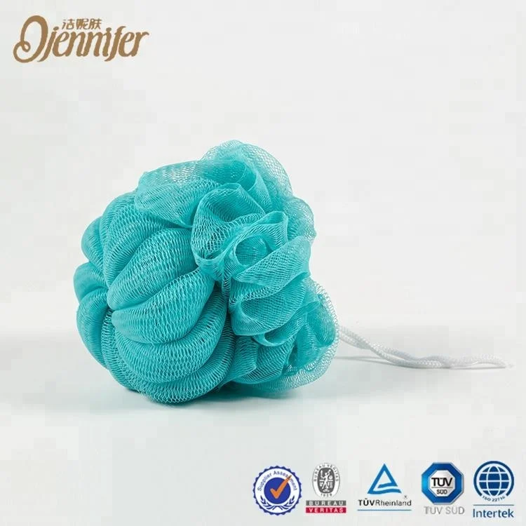 Rolling Chrysanthemum Shape Sponge Ball for Bathing Body Cleaning Cute Bath Sponge