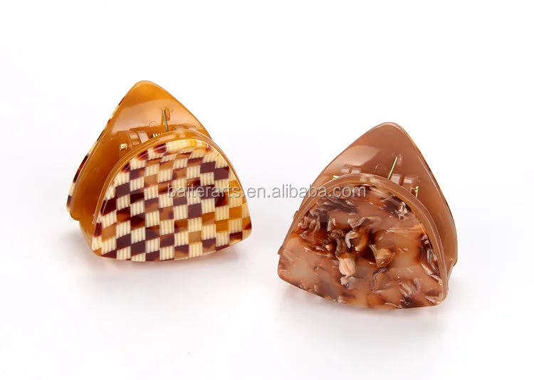 Top Selling Cute Hair Accessories Acrylic Cellulose Acetate Small Size Hair Claw Clip For Ladies