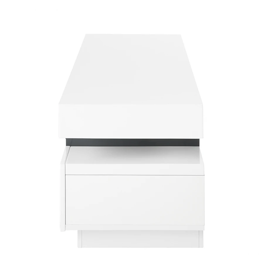 New Modern Long Simple White Design Used Wooden Unique Led TV Stands Pictures