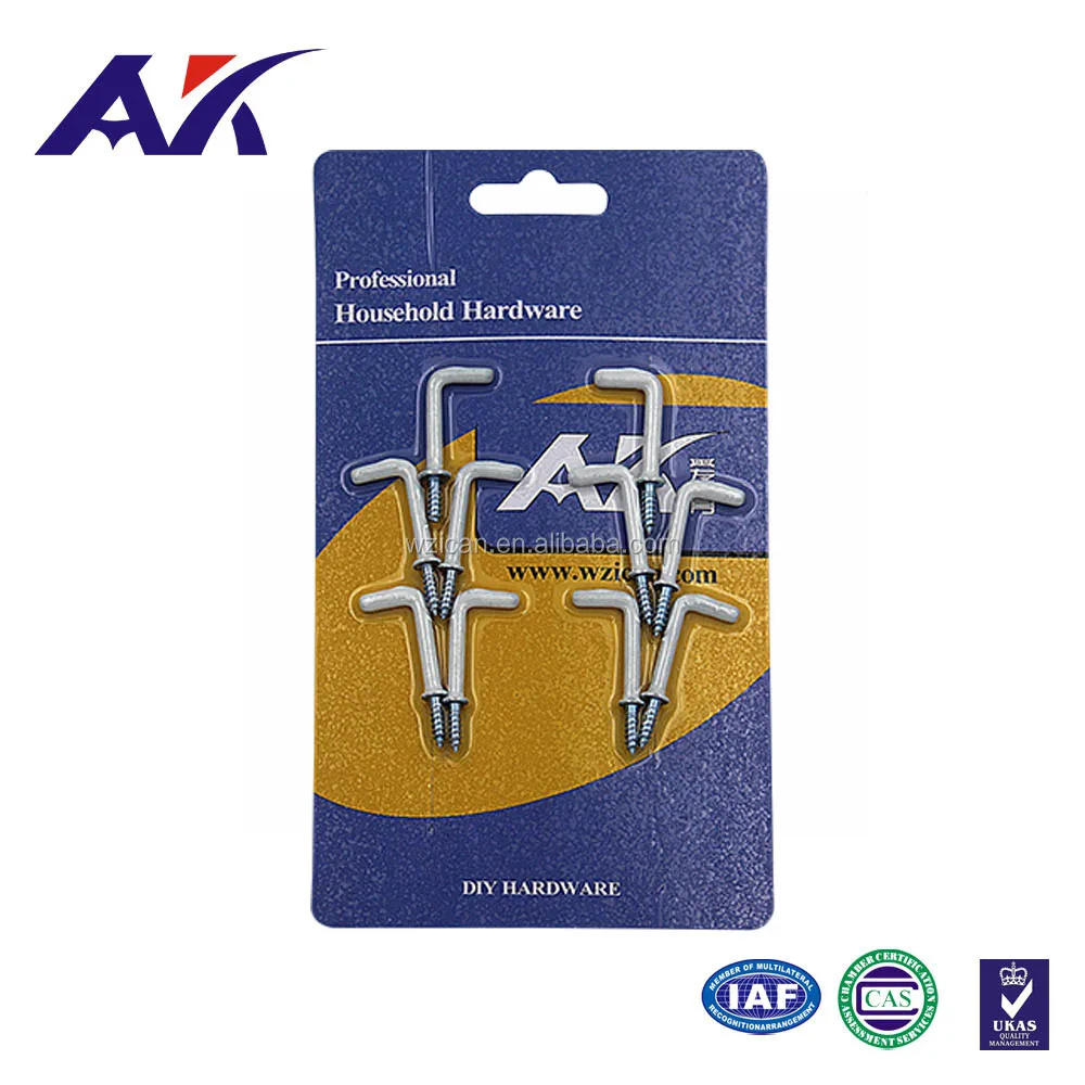 hot sell products White Coated L Type shouldered Square Hook