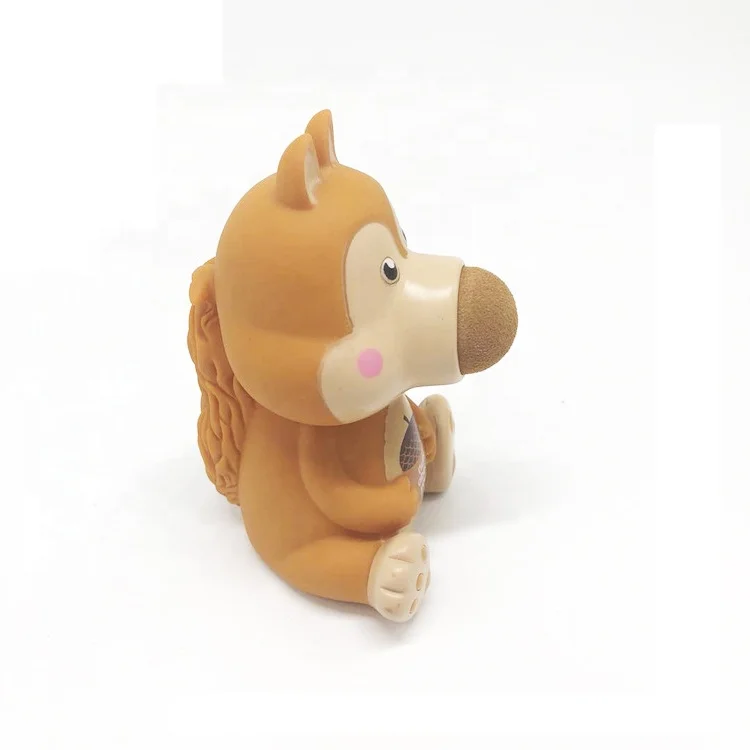 Squeeze popper shoot Ball Toy with EVA balls rubber animal shooting popper ball toy