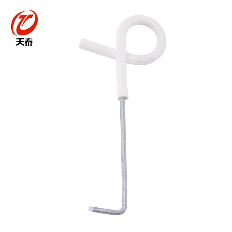 
farm fence products electric fence nail-in pigtail post for fencing wires 