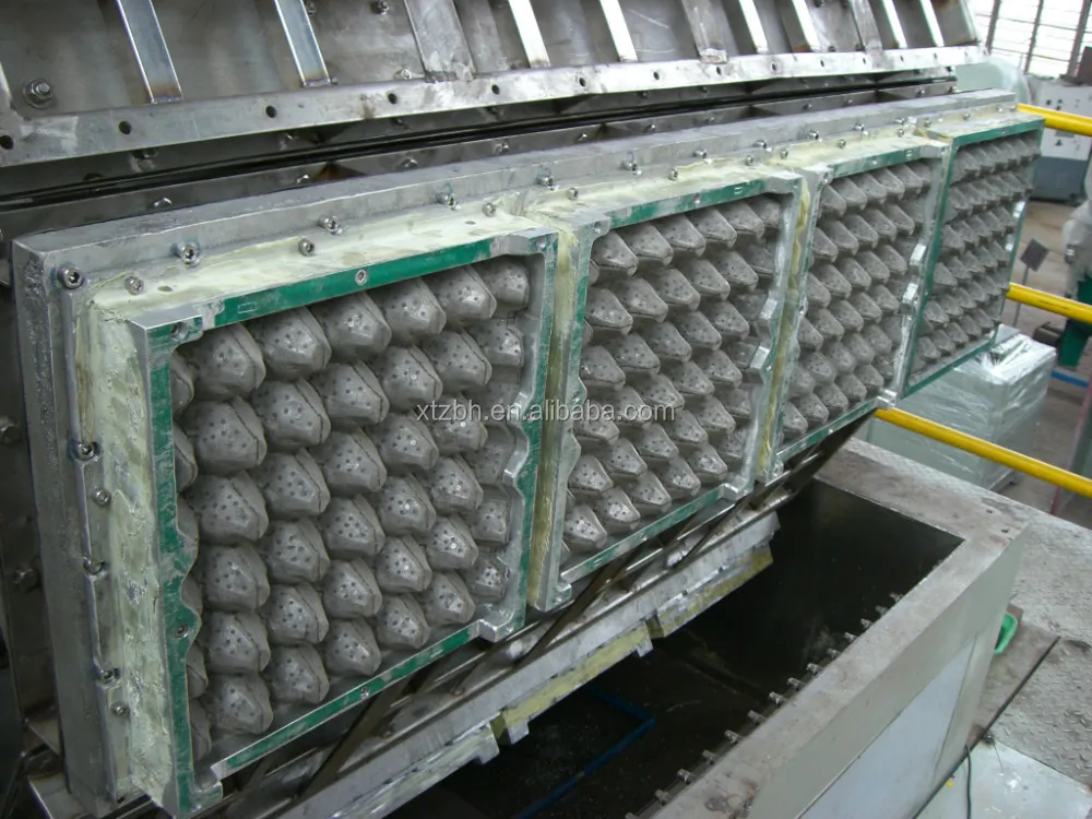 Rotary egg tray paper pulp forming high speed egg machine machine 3000pcs /hr