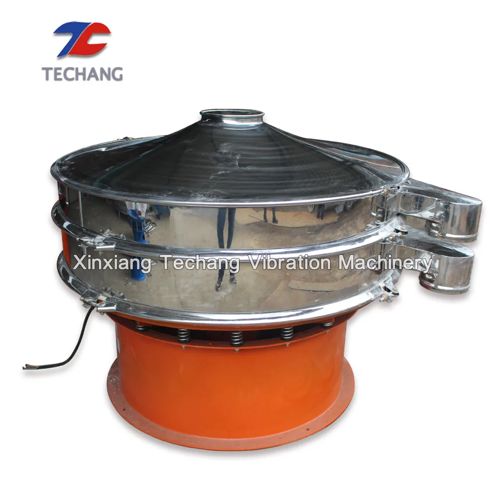 China supplier rotating vibro sieve / organic fertilizer sieve machine