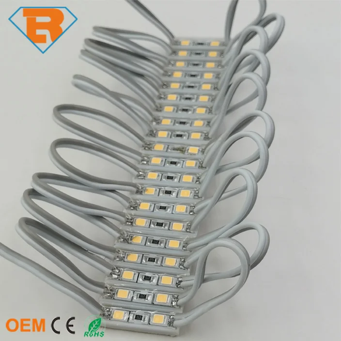 DC12V 2led SMD2835 26*7mm IP65 Waterproof Plastic Mini LED Module for Advertising Signage Boards