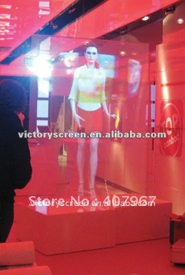 
 Самоклеящаяся прозрачная пленка для задней проекции экрана  