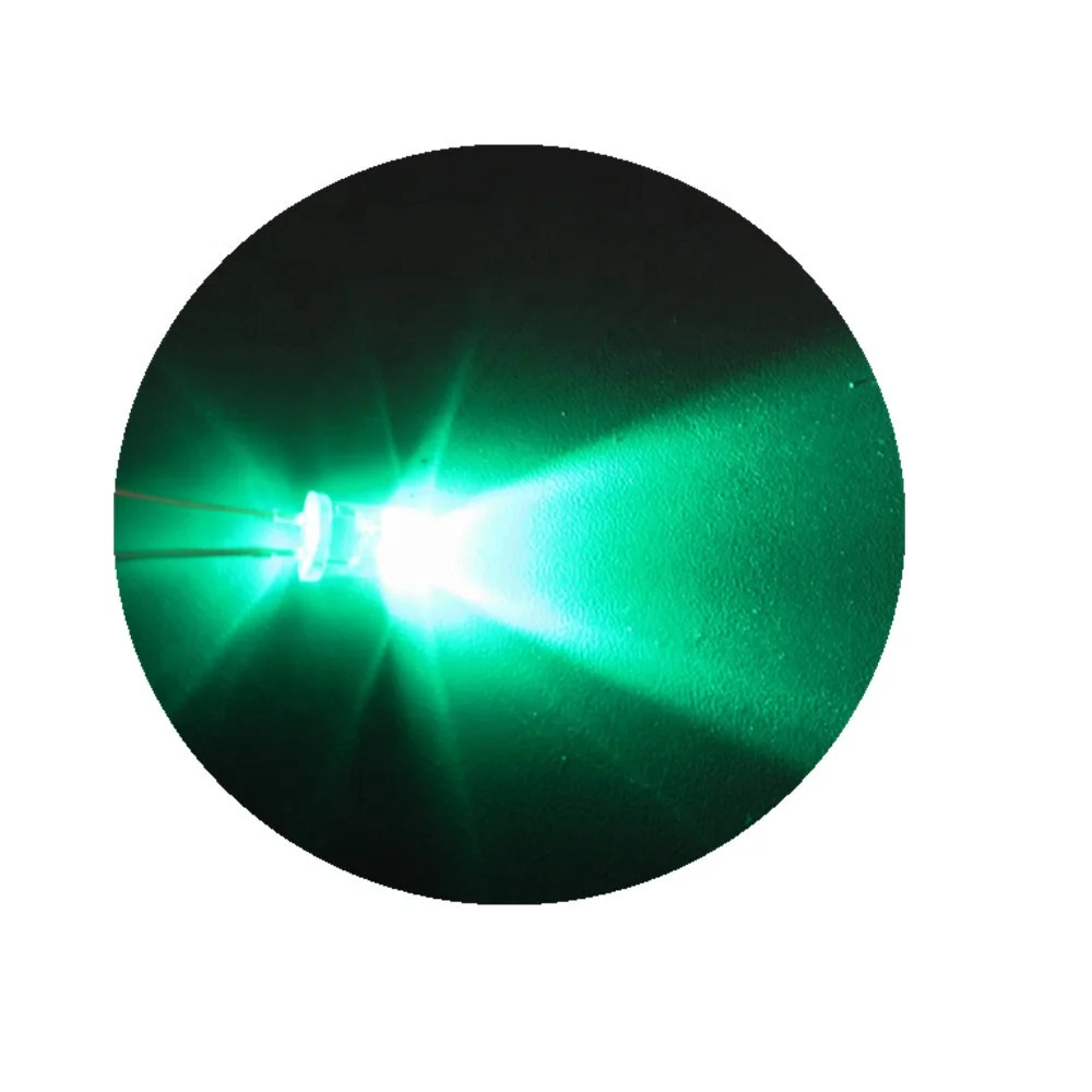 60 degree 5mm Round Green led diode for message board display