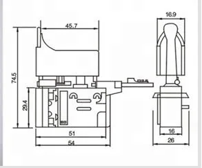 Power Tools Spare Parts 250V Speed Switches power tool Switch for DWT Drill