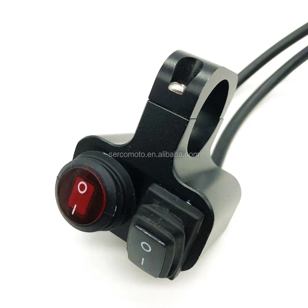 2 в 1 12v 7/8 'мотоцикла ATV Скутер Байк переключатель Рог поворотники On/Off Выключатель Света