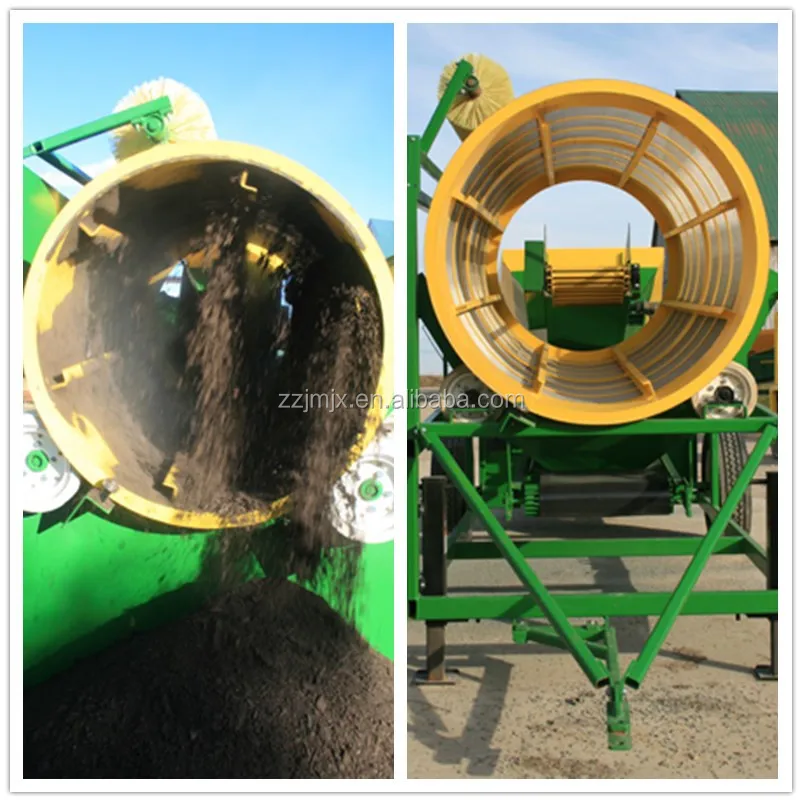 Waste Recycling Plant Rotary Compost Screen Screen