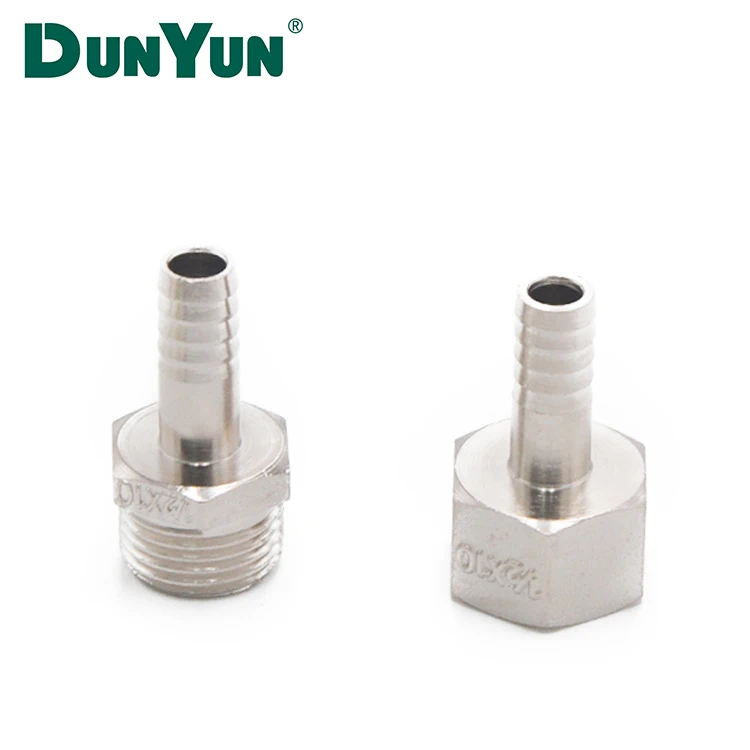 Male Thread Brass Pipe Fittings Hose Barb Coupler Adapter for Natural Gas