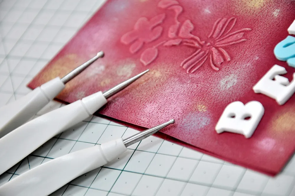 MORN SUN Embossing Tool for Parchment Craft ABS Material Taiwan Craft Tool