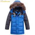 Kindstraum 2016 New Kids Boys Hooded Parka Duck Down Coat 3 Colors Fashion Outwear Sports Jacket