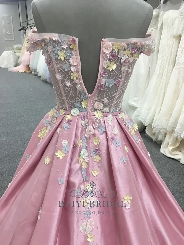 Alibaba Long Pink Satin Backless Evening Dresses Formal Dresses for Lady Women Party Dresses OEM Service Digital Printing Woven