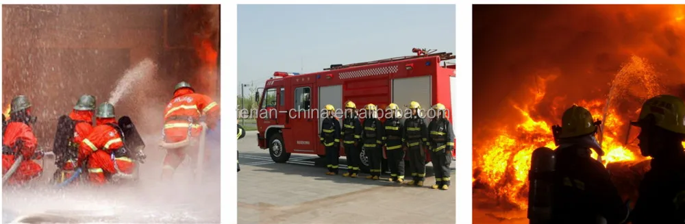 CE firefighting gloves for fireman rescue