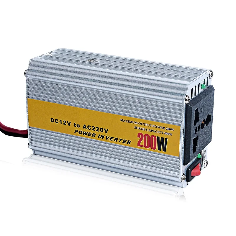 
DC to AC 200W Modified Sine Wave Power Inverter with USB Port DC AC Car Inverter 