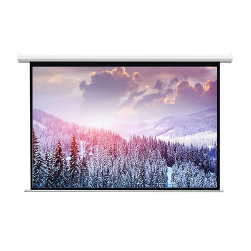 Моторизованный проекционный экран двигателя проектор экран цена пульт дистанционного управления экран проектор