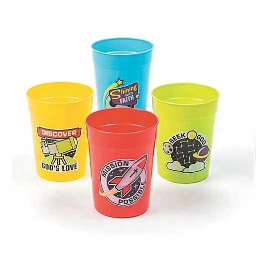 Fun Express - African Safari Vbs Plastic Tumblers,Party Supplies Drinkware Reusable Cups