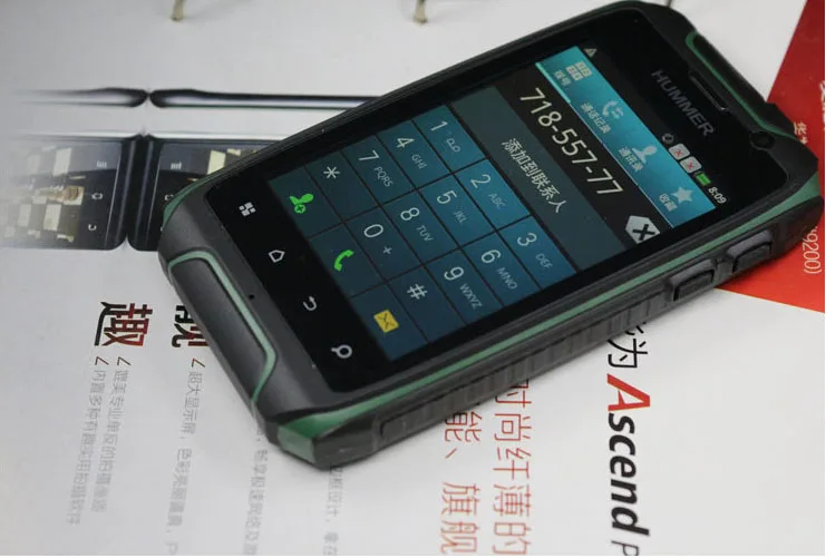 оригинальный hummer h1+ прочный смартфон 3.5 дюйма андроида