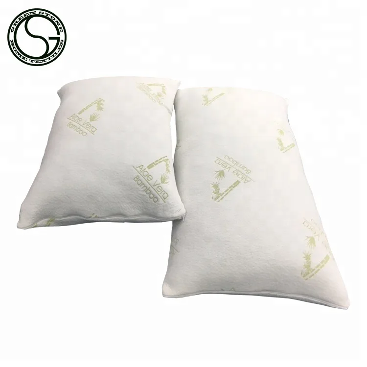 Hot Selling Adjustable Aloe Vera Bamboo Pillow Shredded Memory Foam Pillow