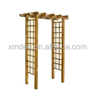 Wood outdoor Arbor Pergola Wooden Garden Arches