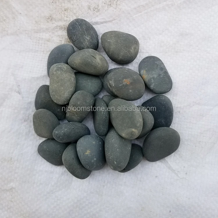 
Natural flat polished gravel pebble river stone for aquarium  (60730809357)